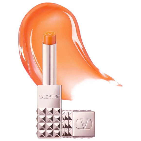 Valentino Spiked Lip Balm Shade Solar Coral NWB - Picture 1 of 2